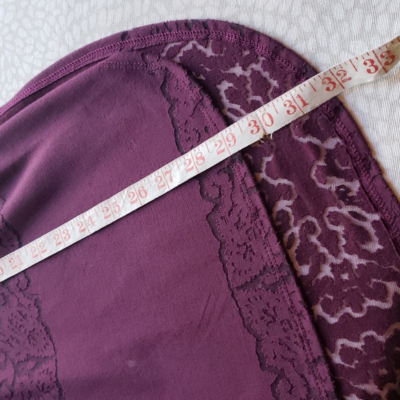 Women's Raspberry Purple Razorback Sheer Tank Top Size XS - Picture 10 of 15